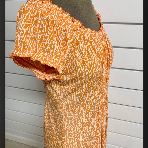 Michael Kors orange and white dress - Picture 5 of 10